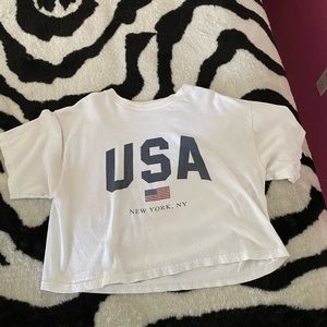 brandy usa crop top
